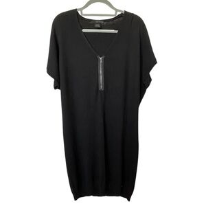 Calvin Klein Jeans Black Knit Dress Sz XL
